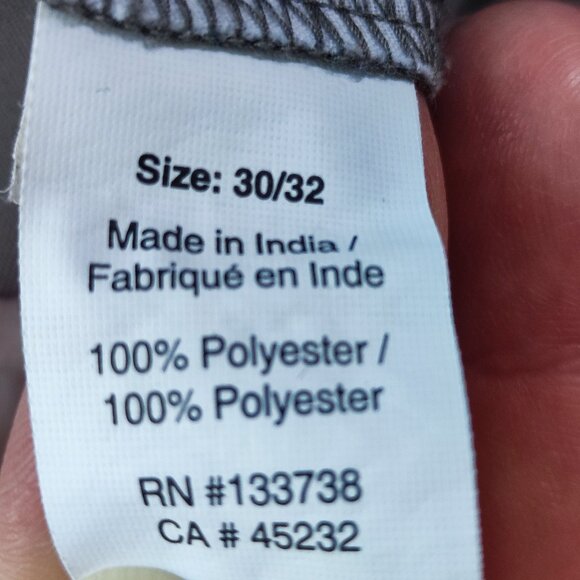 Snake Eyes dry-18 golf pants grey men's size 30x32 - Picture 7 of 10